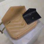 Saint Laurent Loulou Small In Matelasse Lambskin